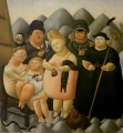 La familia del presidente Fernando Botero